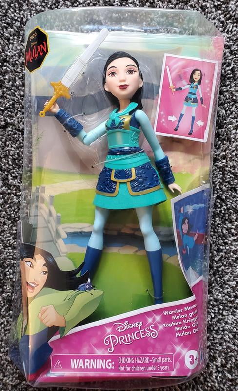 Mulan 2020 Warrior Moves Disney Princess Barbie Doll Hasbro NIB NEW Unopened
