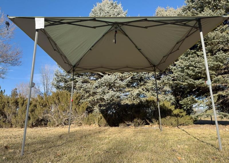 Coleman 10' x 10' Slant Leg Instant Outdoor Canopy Gazebo Sun