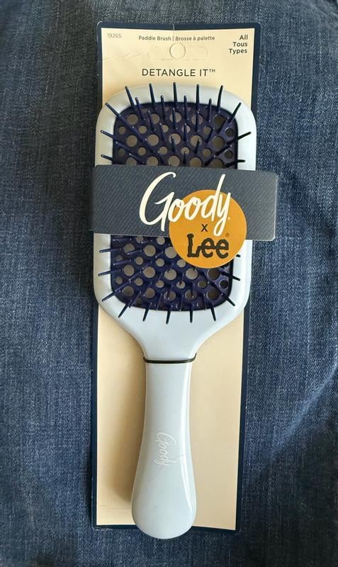 Goody x Lee Paddle Hairbrush, Detangling, No-Snag, Vented Design