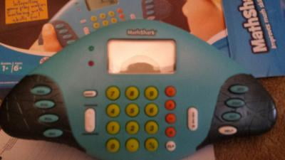 Educational Insights MathShark Electronic Math Game - Addition, Subtraction, Multiplication & Division