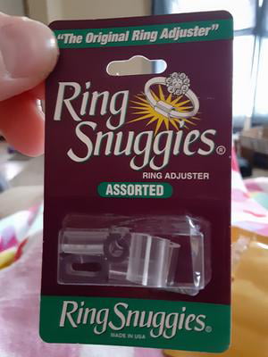 ORIGINAL RING SNUGS SNUGGIES RING SIZER REDUCERS ADJUSTERS 6 Sizes Clips  NEW