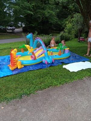 Intex 57453NP Rainbow Ring Water Playset, 297cm x 193cm x 135cm