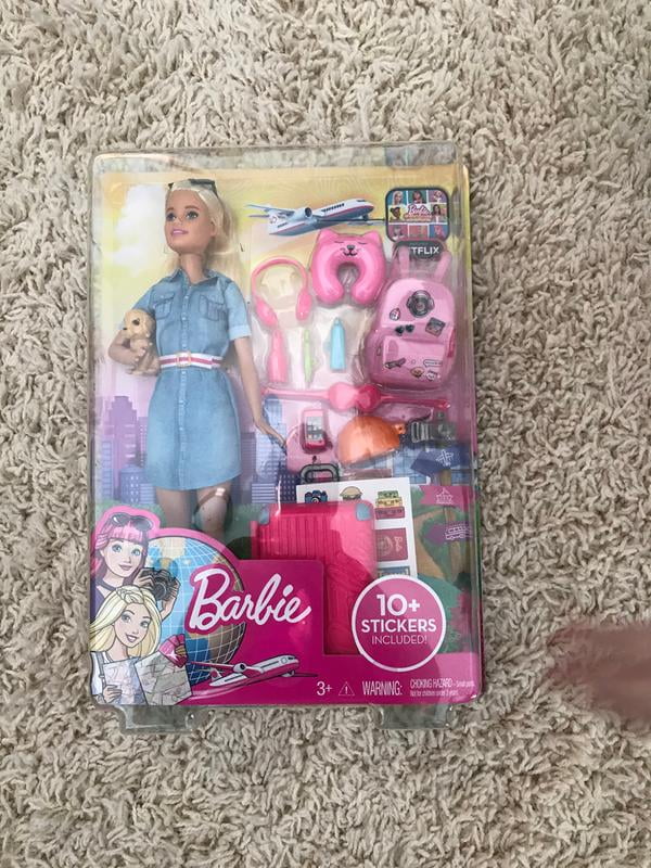barbie suitcase set