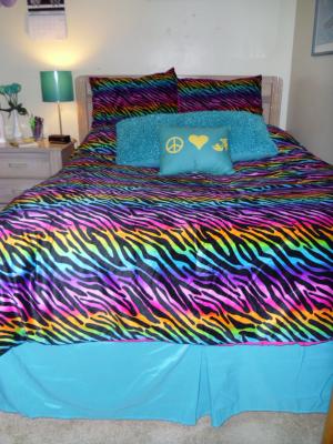 Your Zone Zebra Plush Reversible Comforter Set 1 Each Walmart Com