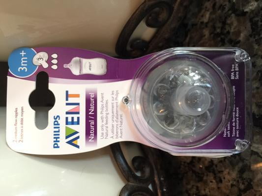 Philips Avent Natural Tétines pour Biberons 0m SCF651//27