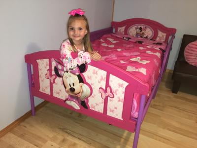 Disney Minnie Mouse Plastic 3D Footboard Twin Bed by Delta