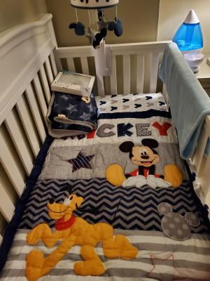 NEW mickey mouse COOL cot space saver cot or cotbed bedding sets