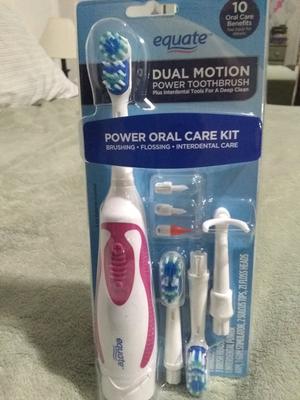 equate dual motion power toothbrush