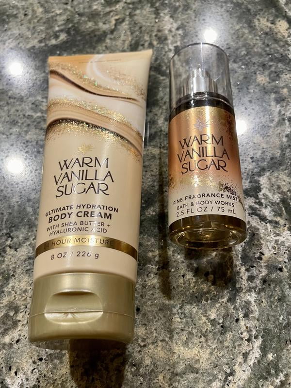 Bath & Body Works Warm Vanilla Sugar Fine Fragrance Body