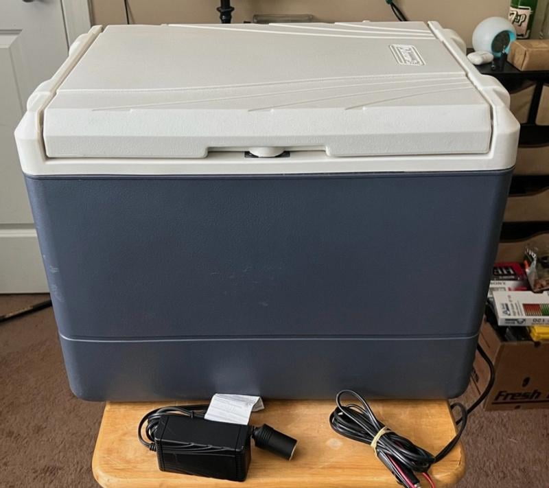 Coleman Power Chill Portable Electric Iceless Cooler, 40 QT, Gray
