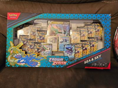 crown zenith booster box sea and sky Pokemon & Premium Collection stars from Galar Pokemon Crown Zenith Premium Sky