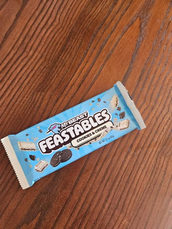 MrBeast FEASTABLES Cookies & Creme 10本 Feastables MrBeast Cookies and Cream Chocolate Bar - 60g