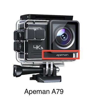 WOLFANG 4K 20MP Wi-Fi Waterproof Action Camera, 170° Wide Angles