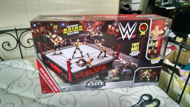 wwe main event ring toy
