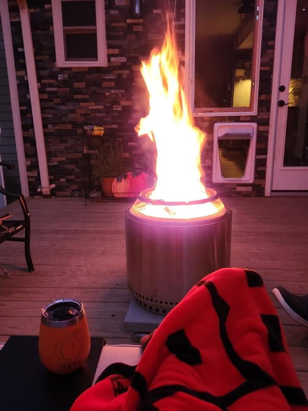 Solo Stove Bonfire 2.0: Portable Small Wood Fireplace Big Yard