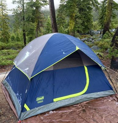 Coleman Sundome 4-Person Dome Camping Tent, Quick Setup