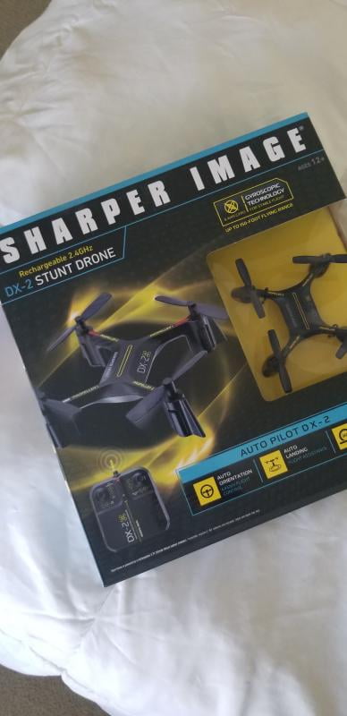 Sharper Image Dx 2 5 Rechargeable Stunt Drone 2 4 Ghz Black Walmart Com