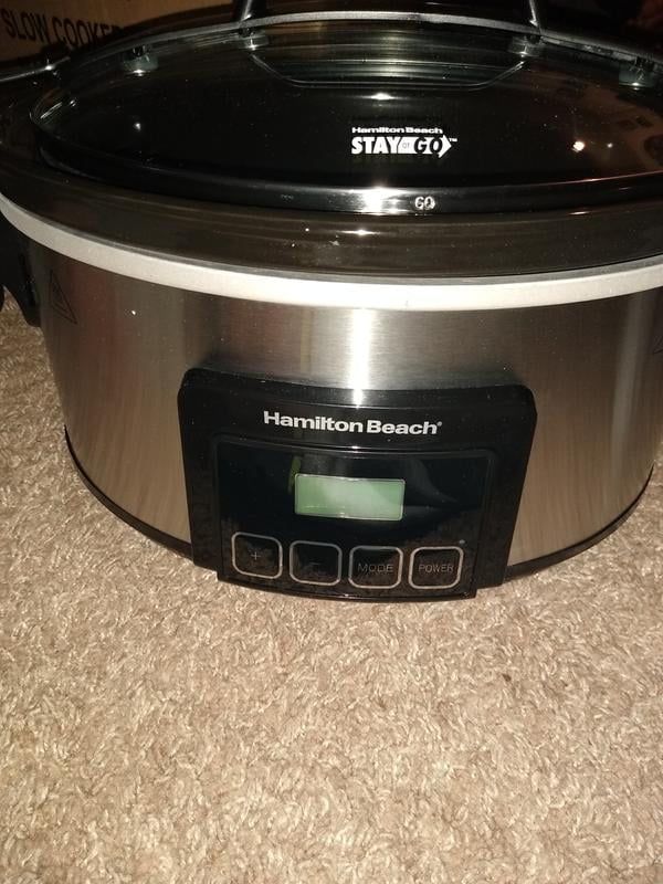 Hamilton Beach 6-Quart Programmable Stay or Go Slow Cooker 33561