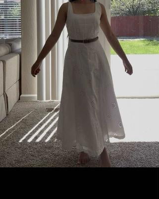 Free Assembly Women's Sleeveless Cotton Eyelet Panel Midi Dress, Sizes XS-XXL - Walmart.com Free Assembly Women's Sleeveless Cotton Eyelet Panel Midi Dress, Sizes XS-XXL - Walmart.com