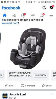 walmart safety car seat