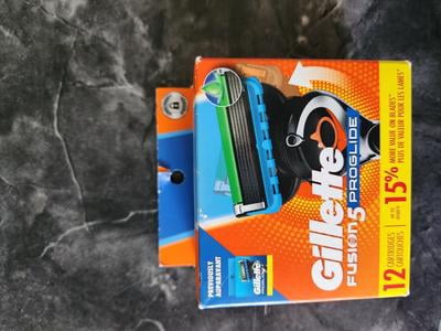 Pack De 12 Recharges Gillette LABS - Lames 5 Pour ProGlide, Fusion, ProShield