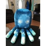 Minecraft Squid Glow In The Dark Blue Pillow Buddy 1 Piece Walmart Com Walmart Com