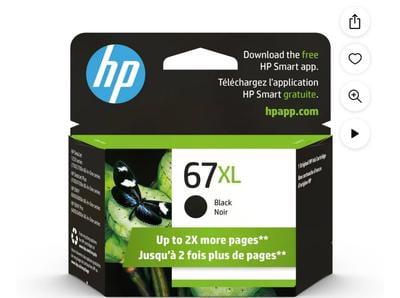 激安ブランド HP Home for Cartridge Ink Original Black Yield High 67XL パーツ