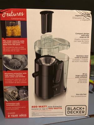 Customer reviews for Black Decker 28 Ounce Rapid Electric Juicer Extractor JE2400B Walmart