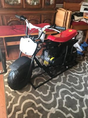 Mega Moto Gas Mini Bike Red \u0026 Black 