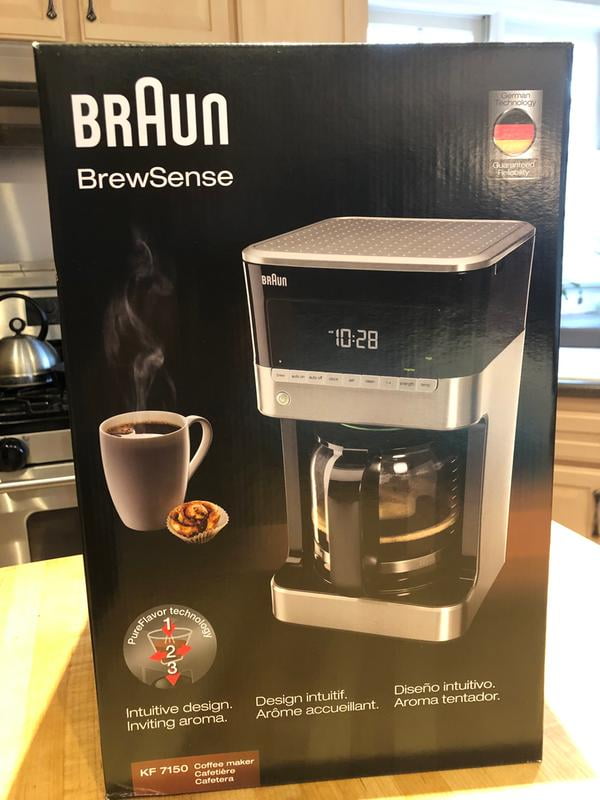 Braun Brewsense 12 Cup Drip Coffee Maker Braun Brewsense Kf7150