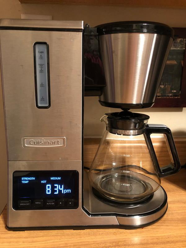 Cuisinart PurePrecision 8 Cup Silver Pour-Over Coffee Brewer with