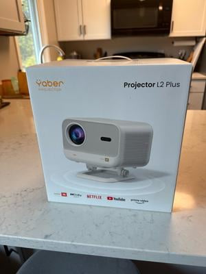 YABER L2 Plus 1080P Projector, 460 ISO, JBL Speakers with Dolby