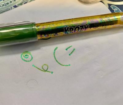 Pentel Krazy Pop Iridescent Gel Pens 1mm 4/Pkg-Assorted - Walmart.com