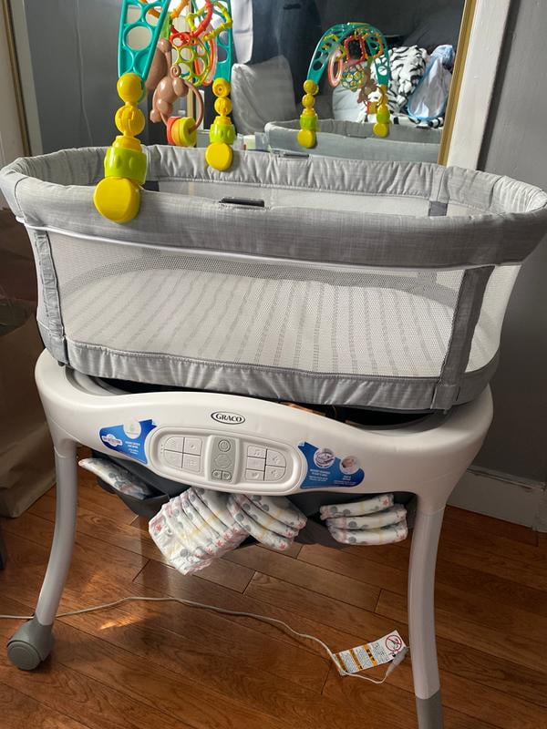 graco sense2snooze bassinet with cry detection technology in hamilton
