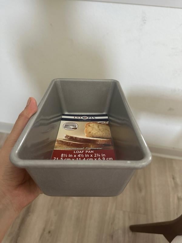 USA Pan Bakeware Nonstick Aluminum 1 Pound Bread Baking Metal Loaf