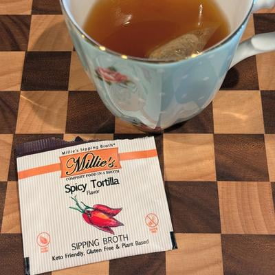 Millie's Sipping Steepable Broth Bags, Thai Lemongrass, 12pk