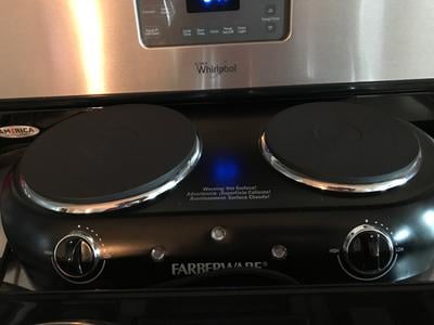 farberware two burner hot plate