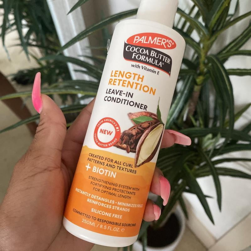 Palmers Cocoa Butter & Biotin Leave-In Conditioner – 250 Ml Pflegespülung Für Glattes, Geschmeidiges Haar Ohne Ausspülen