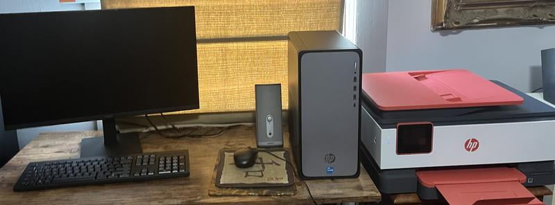 HP OmniDesk Desktop, Intel Core i3 14th Gen, 8 GB DDR5 Memory, 256