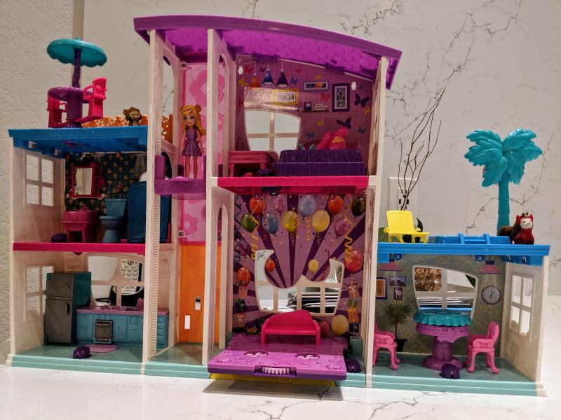 polly pocket house with elevator