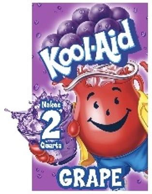 Kool-Aid Grape Flavor Unsweetened Powdered Drink Mix, Add Water