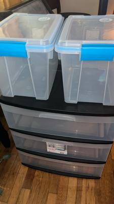 Sterilite 54 Quart Clear Gasket Box: Moisture, Dust & Pest Proof