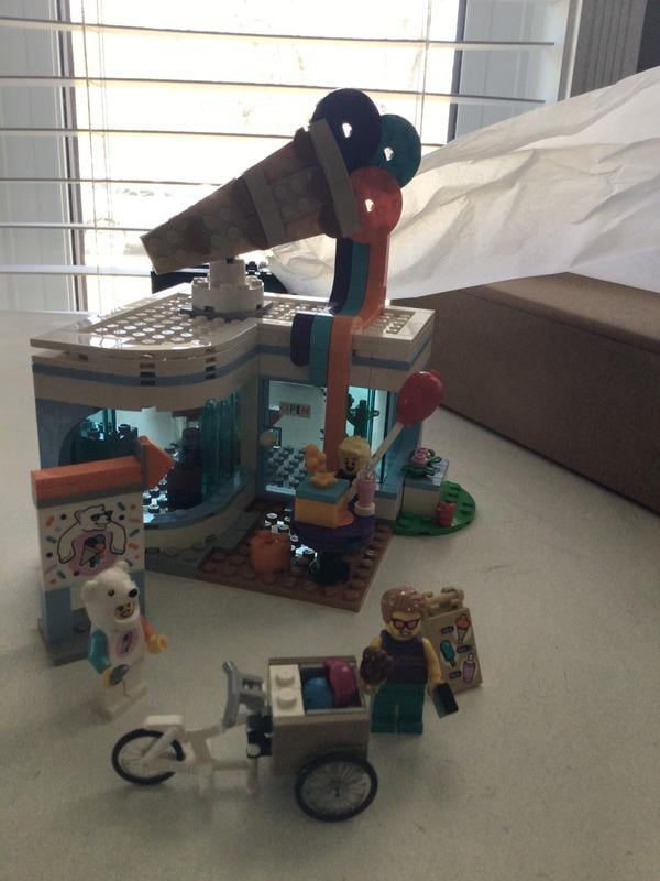 LEGO City Ice-Cream Shop 60363 Building Toy Set with Cargo Bike, 3