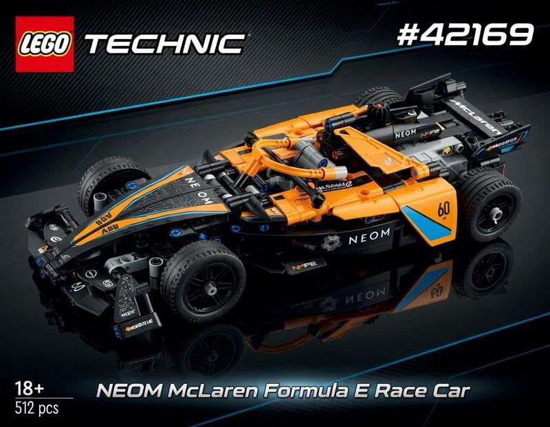 LEGO Technic NEOM McLaren Formula E Race Car Set, 42169, 452