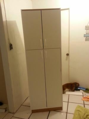 Orion 4 Door Kitchen Pantry White Walmart Com