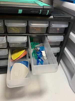 Akro Mils 16 Drawer Plastic Storage Cabinet Walmart Com Walmart Com