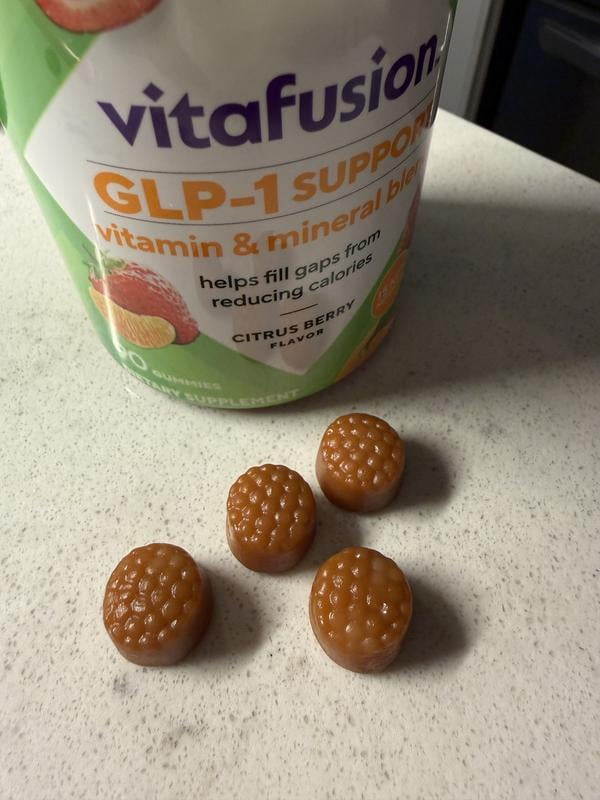 Customer reviews for vitafusion GLP-1 Support Multivitamin, Adult Gummy Vitamin, 15 Nutrients, Citrus Berry Flavor, 90ct