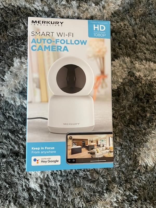 Merkury Innovations Smart Auto-Tracking Security Camera, WiFi