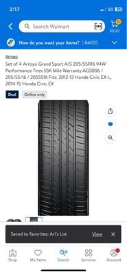 Arroyo Grand Sport A/S UHP All Season 205/55ZR16 94W XL Passenger Tire Arroyo Grand Sport A/S UHP All Season 205/55ZR16 94W XL Passenger Tire