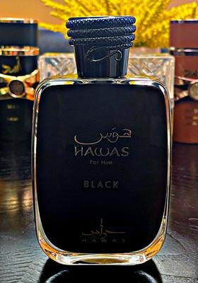 香水(ユニセックス) Rasasi Hawwas Black 100ml EDP Rasasi Men's Hawas Black EDP Spray 3.3 oz (100ml) Fragrances